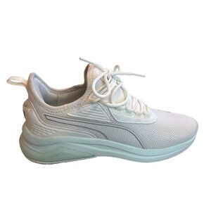 Puma Women's Sneakers Athletic Shoes White Lace Up Size 7.5 Mesh‎ Comfort